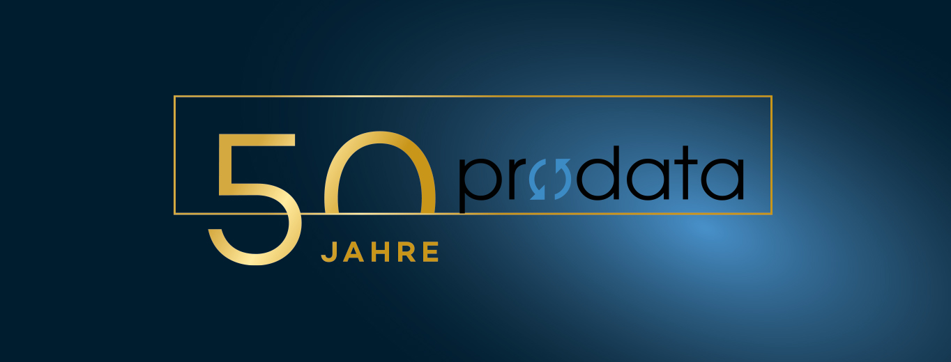 prodata Jubiläumsbanner