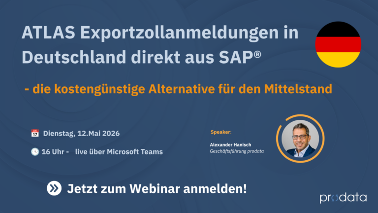ATLAS Exportzollanmeldungen in Deutschland direkt aus SAP® – die kostengünstige Alternative für den Mittelstand