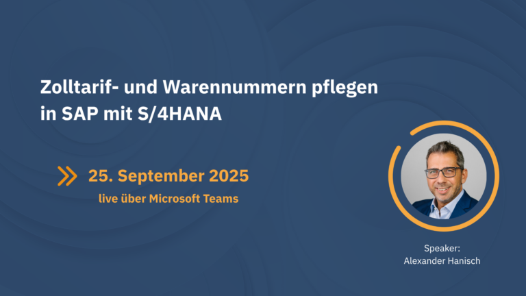 Zolltarifnummern im Griff – So pflegen Sie Warennummern effizient in SAP S/4HANA